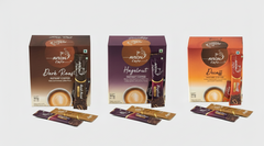 Travel Friendly Combo Set of Decaff 50gm, Hazelnut 50gm Sachet, Dark Roast 50gm Sachet (50gm x 3 )