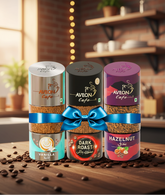 Aveon Vanilla Dark Roast Hazelnut Flavoured Coffee Combo (3 x 100g)