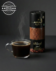 Black 100gm Freeze Dried Instant Coffee Jar