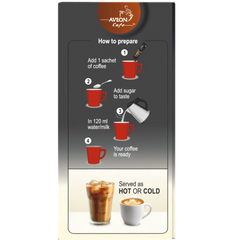 Black Instant Coffee 25 Sachets - 50g Monocarton