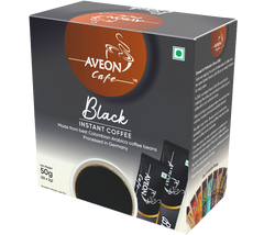 Black Instant Coffee 25 Sachets - 50g Monocarton