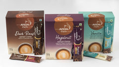 Travel Friendly Combo Set of Vanilla 50gm, Hazelnut 50gm Sachet, Dark Roast 50gm Sachet (50gm x 3 )