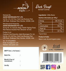 Dark Roast Instant Coffee 25 Sachets - 50g Monocarton