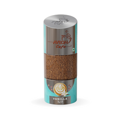 Vanilla Flavour 100gm Freeze Dried Instant Coffee Jar