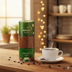 Organic 100gm Freeze Dried Instant Coffee Jar