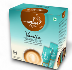 Vanilla flavour Instant Coffee 25 Sachets - 50g Monocarton